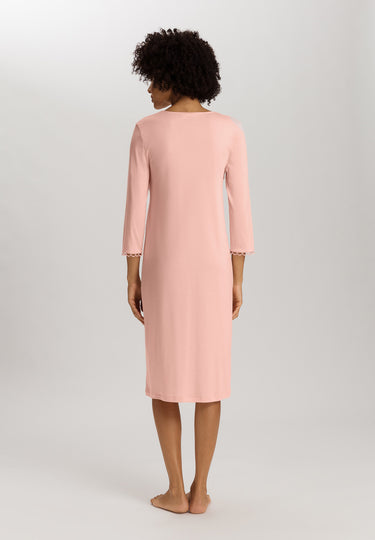 Anouk V-Neck Cotton Nightgown | Pink Blaze 74809-2340